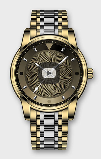 Guillochage gold